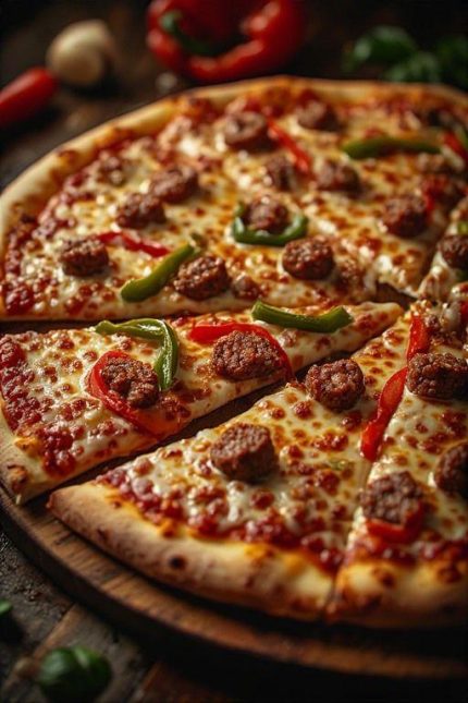 Sausage pizza