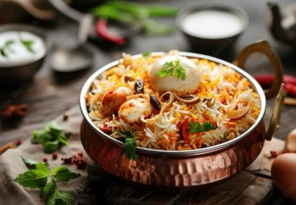 Egg biryani